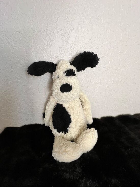 Jellycat Other - Jellycat London Puppy Dog Plush Stuffed Animal White Black Spots 12